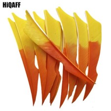 36Pcs 4Inch Stings Yellow Orange Gradient Archery Arrow Feather Fletches