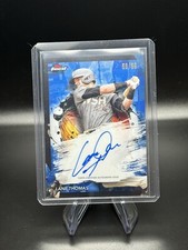 2024 Topps Finest Autograph FA-LT Lane Thomas Washington Nationals Blue #/99