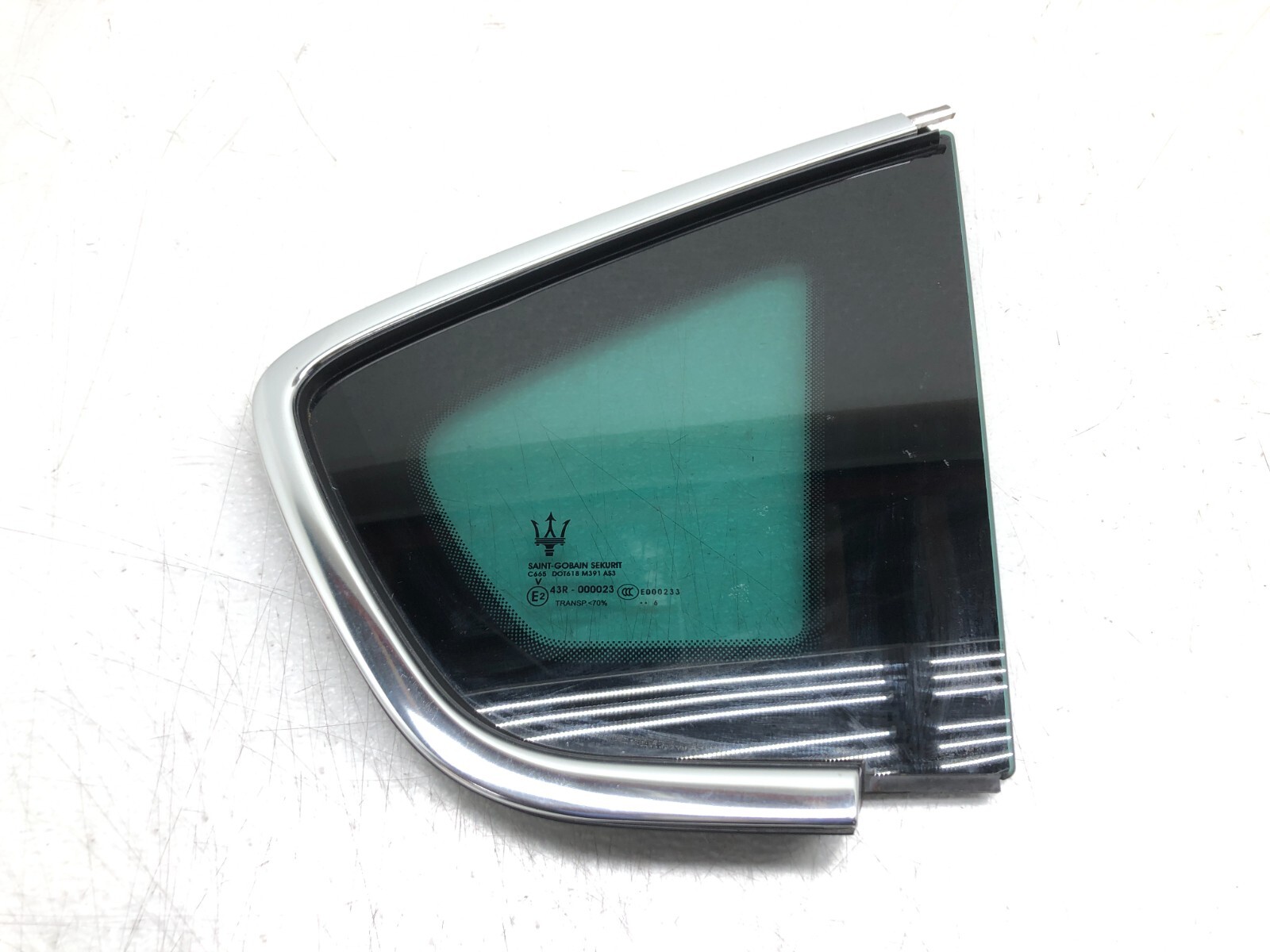 2017-2024 MASERATI LEVANTE RIGHT PASSENGER REAR QUARTER PANEL WINDOW GLASS OEM