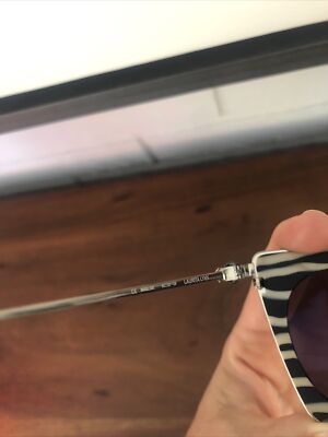 CHROME HEARTS Laurita Lynn sunglasses zebra stripe mirror  display picture 1