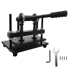 Manual Leather Cutting Machine Die Cutting Press Machine 1.5T W/Press plate