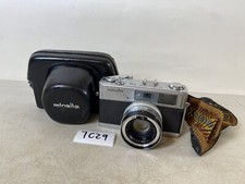 Minolta 7s 500469 Vintage Camera 35mm rangefinder hi-matic With Case 7C29