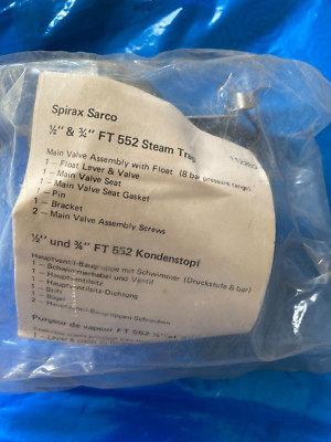 SPIRAX SARCO; 112280: VENTILBAUGRUPPE + SCHWIMMER FT522 DAMPFFALLE. 8 BAR