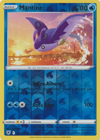 Mantine Pokemon TCG Card 034/189