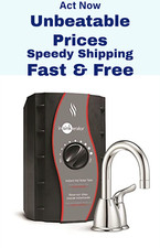InSinkErator Instant Hot Water Dispenser Faucet PLUS Tank-- Chrome H-HOT150C-SS