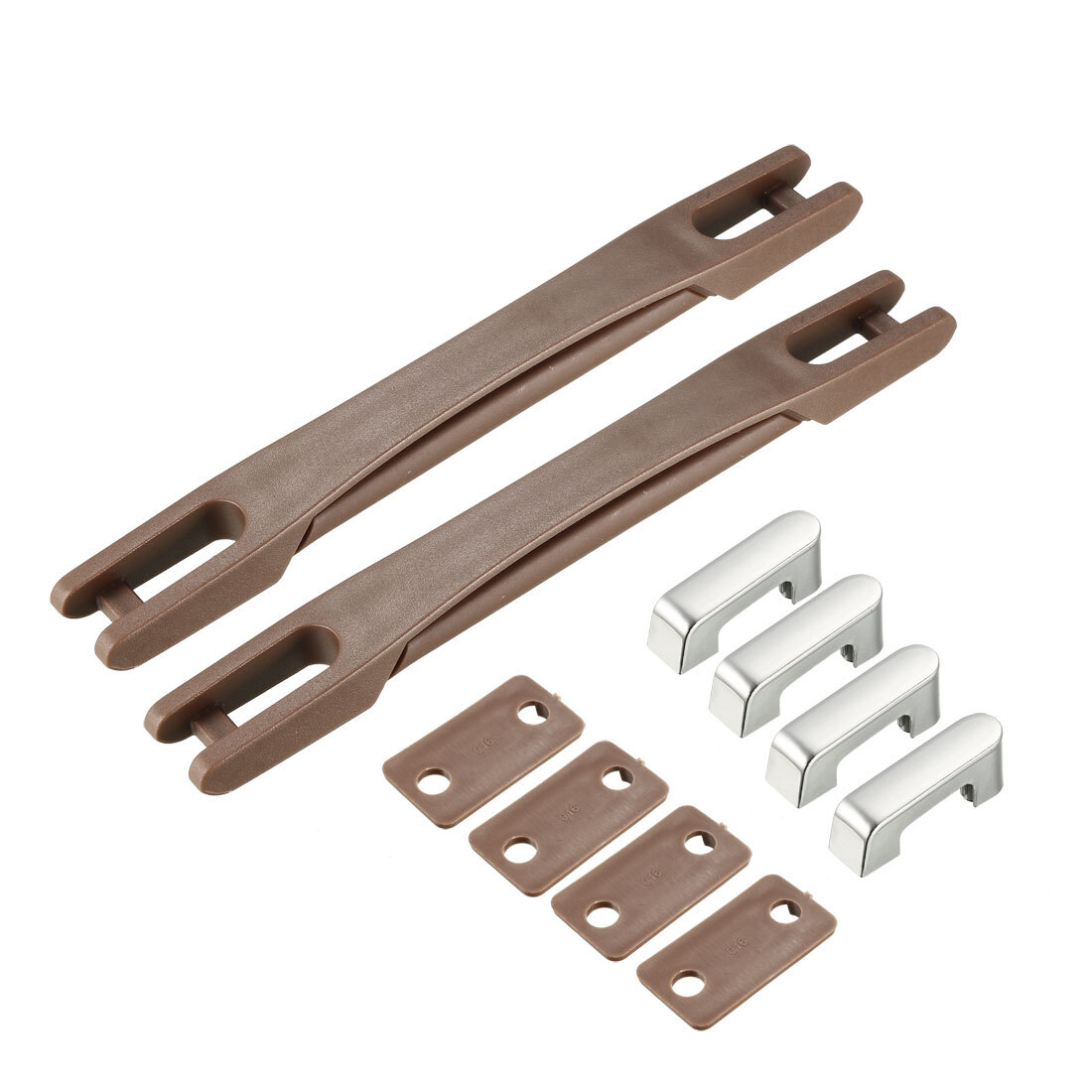 Luggage Handle Replacement 220mm Brown Strap Grip 2Pcs for Suitcase-image