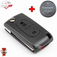 CHIAVE PER PEUGEOT BOXER EXPERT 307 308 407 807 207 TELECOMANDO +BATTERIE CR1620