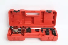 Single, Bubble, Double Flare Tool Brake Line Flaring Kit for Steel, Copper Tube