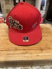 VTG 90s Reebok Team Reebok Apparel Fitted 7 3/4 Old English Script Very Nice — photo 1