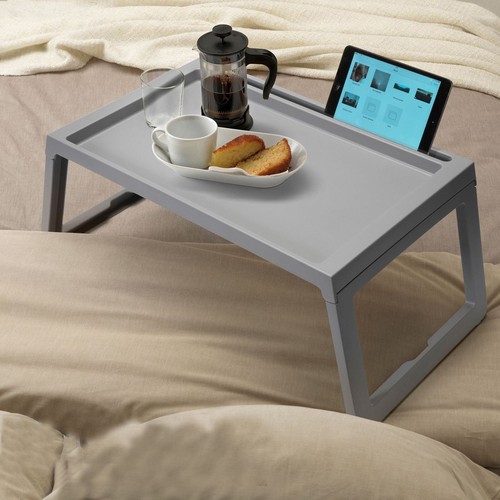 Lap Desk Computer Table Stand Laptop Sofa Bed Tray Portable Notebook Phone Slot - Foto 5 di 7