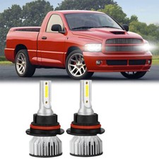 6000K 9007 LED Headlights High/Low Bulb For Dodge Ram 1500 2002 2003 2004 2005