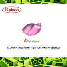 LEGO Part 33320 28841 Frog BRIGHT PINK (10 pcs) NEW