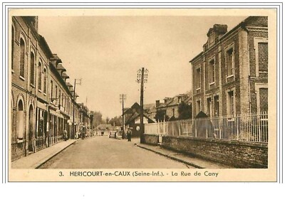 76. HERICOURT EN CAUX. Die Straße Von Cany