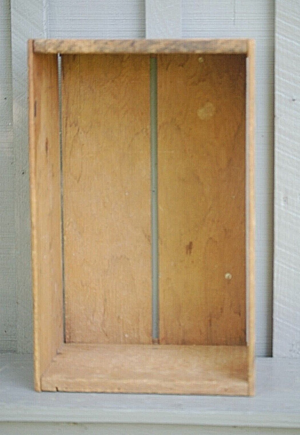 Sno Gem Wooden Box Washington Pears Fruit Crate Paper Label Hunting Cabin Decor