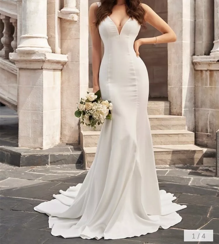 Size 36 cheap wedding dress