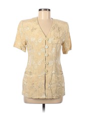 Jennyfer Women Gold Jacket 6