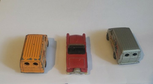 Vintage Corgi Juniors Van Supervan US Golden Eagle Ford Thunderbird Orange Red - Picture 6 of 12