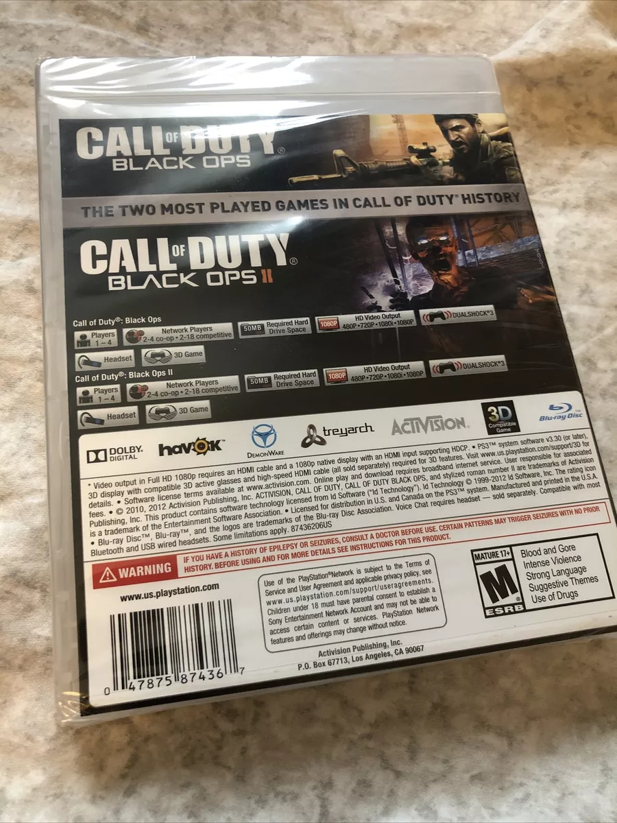  Activision Call of Duty: Black Ops 1 & 2 Combo Pack