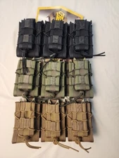 High Speed Gear Double Decker 3 Rifle/ 3 Pistol Shingle MOLLE 45DD Mult Colors