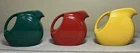3 FIESTAWARE 28 Oz. Juice Pitchers-Scarlett, Yellow & Evergreen Fiesta
