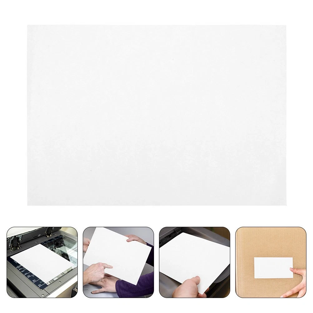 100 Sheets Papier Autocollant Mat Etiquette Autocollante D'étiquettes Vierges
