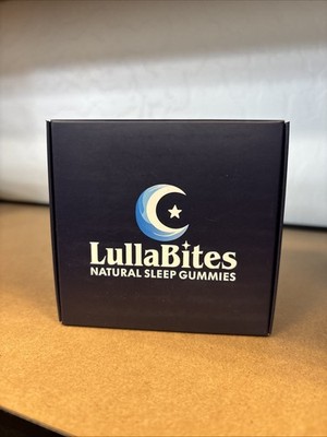 LullaBites Natural Sleep Gummies - 30 Servings Sweet Strawberry Stars (UNOPENED)
