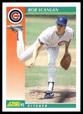 1992 Score Bob Scanlan Chicago Cubs #285