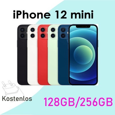 Neu Apple iPhone 12 Mini 5G 128GB/256GB 5,4 Zoll Ohne Simlock Simfree Handys
