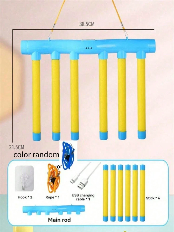 Reflective Drop Sticks Challenge Game Set Hand Eye Coordination Training Toy UK - Image 2 of 4