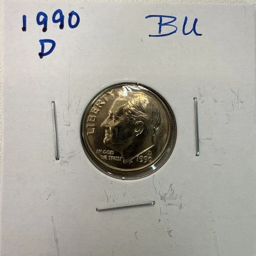 1990-D Roosevelt Dime BU (Brilliant Uncirculated) Denver Mint