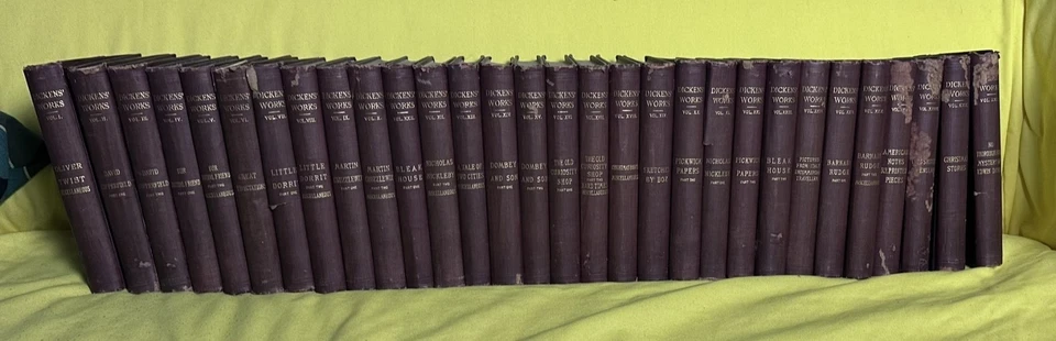Charles Dickens Complete Works 30 Vol Set (c.1900) | Collier & Son Vintage Colle - Image 3 of 4