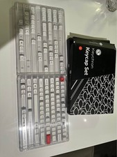 Keychron KSA keycaps White  Red Accents 