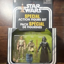 Hasbro Star Wars Luke Skywalker Yoda Darth Vader Cave of Evil Vintage Collection