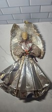 Vintage German Wax Angel Doll Tree Topper /Vintage Wax Angel/ Gorgeous Tall...