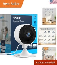 Infrared Night Vision Indoor Camera - Baby Pet Monitor with Cloud Options