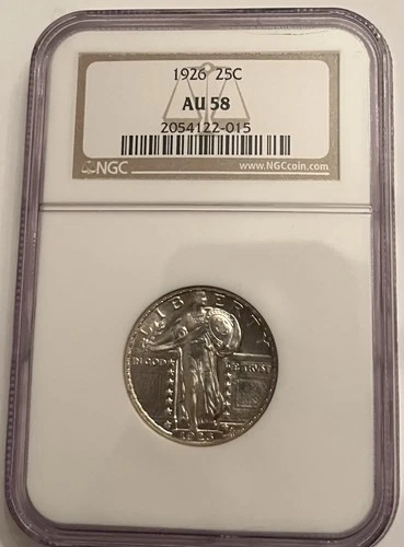 1926 Standing Liberty Quarter AU58 NGC