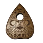 Wooden Planchette for Ouija Board Laser Engraved Spirit Board Pointer Gothic