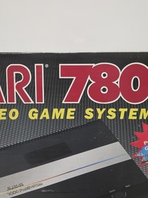 Vintage Atari 7800 ProSystem Console COMPLETE IN BOX MINT TESTED WORKING 