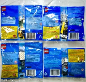 LEGO City: 30346 Island Plane, 30311 Swamp, 30351 Police Helicopter, 30362