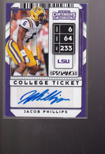 B3699- 2020 Panini Contenders Draft Picks #194 Jacob Phillips RC Auto - NM-MT