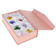 Confezione Da 8 Fermacarte Giocattolo Con Diamanti Rotondi In Cristallo Finto,