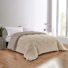 Trapunta Matrimoniale Invernale in Tessuto Flanellato Caldo Morbido Piumone