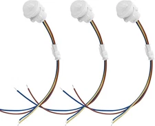 Motion Sensor Switch 3 Pack, 40W PIR Smart Detection, Ceiling/Wall LED