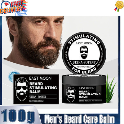 Men s Beard Balm Softening Moisturizing Beard Wax Nourishing Facial Hair Care UK