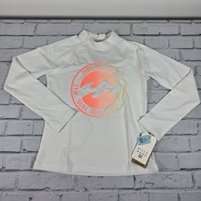 Billabong Kids Surf Swim Shirt Core Surfdaze Long Sleeve M 10 New White