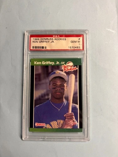 1989 Donruss The Rookies Ken Griffey Jr #3  SHARP (RC) PSA 10 Gem Mint