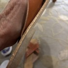 GAP Women’s Metallic Slide Sandals, Silver/Brown, Size 9 — photo 4