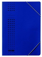 Elba Eckspanner Mappe Chic, FüR A4, Aus Karton, Dunkelblau, 25Er Pack Dunkelblau