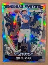 2025 Panini Rookies & Stars - Crusade Riley Leonard #18 Silver (RC) Colts
