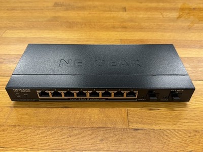 Netgear GS310TP 8-Port Gigabit PoE+ Ethernet Smart Managed Pro Switch